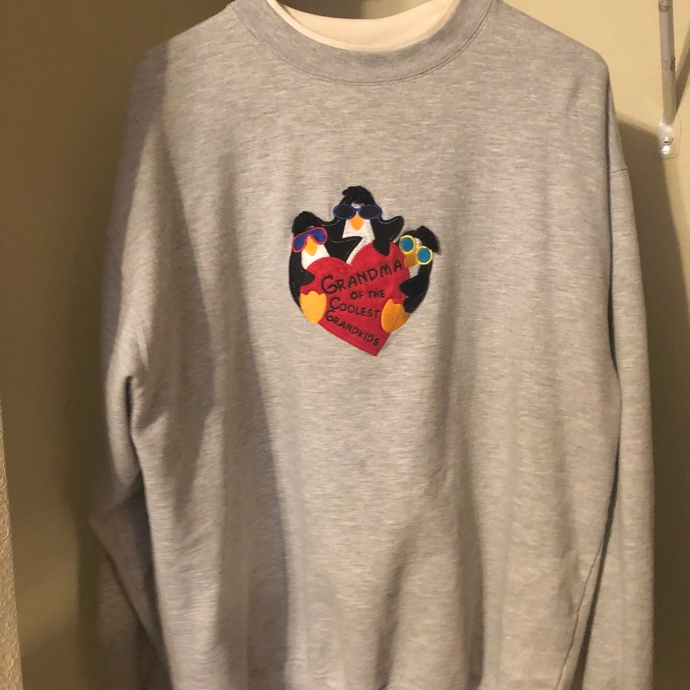 vintage grandma sweatshirt!